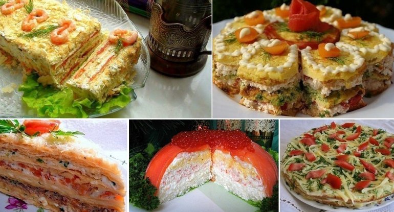 Закусочный торт наполеон из готовых коржей с курицей рецепт с фото пошагово